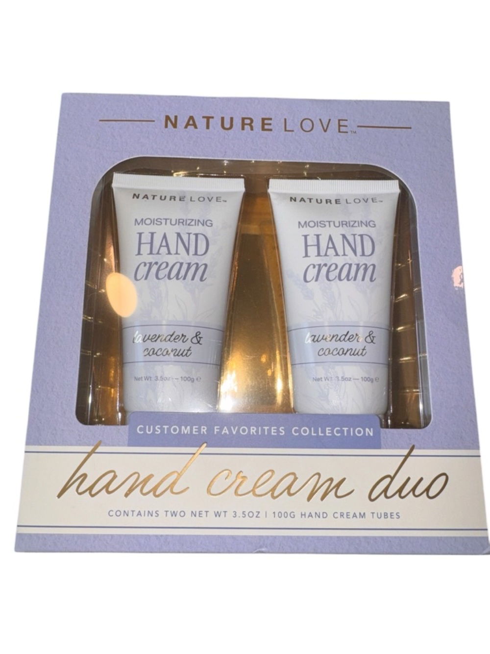 Lavender & Coconut Moisturizing Hand Cream Duo - Lavender